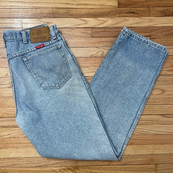 Wrangler Denim - Vintage WRANGLER Distressed Jeans 34 x 32